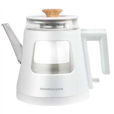 Διαφανής γυάλινος ηλεκτρικός βραστήρας