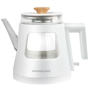 Διαφανής γυάλινος ηλεκτρικός βραστήρας