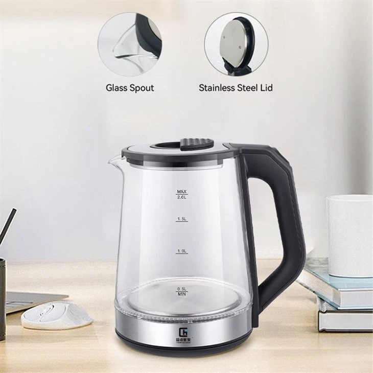 2.0 Litre Kettle Glass Body Electric Kettle
